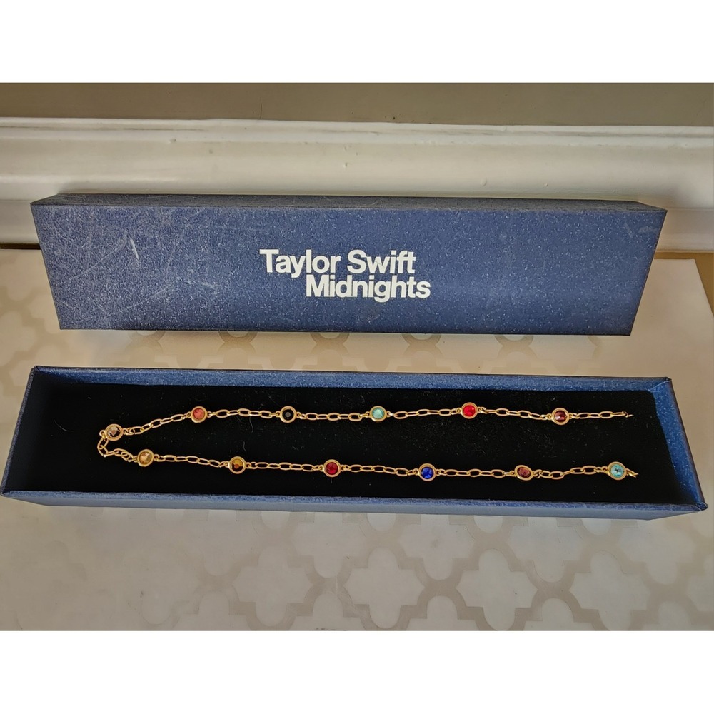 Taylor Swift Midnights Bejeweled Necklace Official Merch Eras Tour w/ Box
